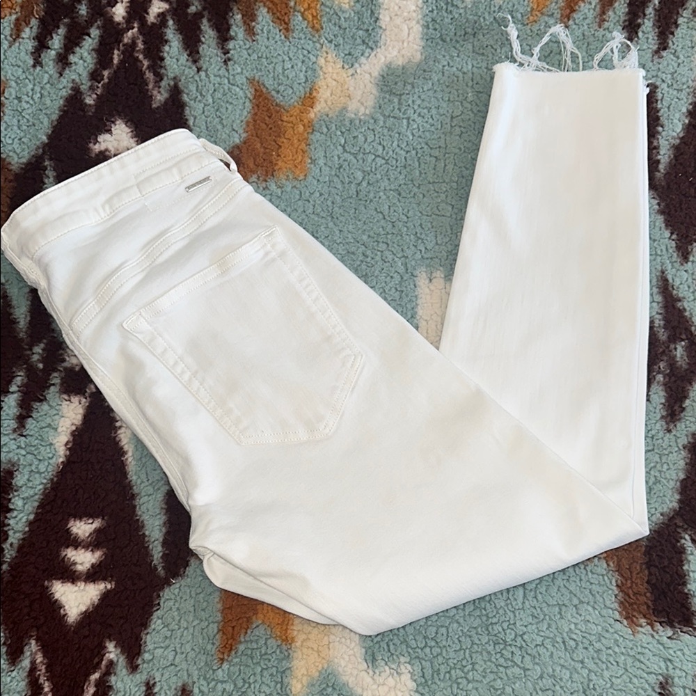 Diesel Slandy ankle Women's White Jeans size 29 W 30 L